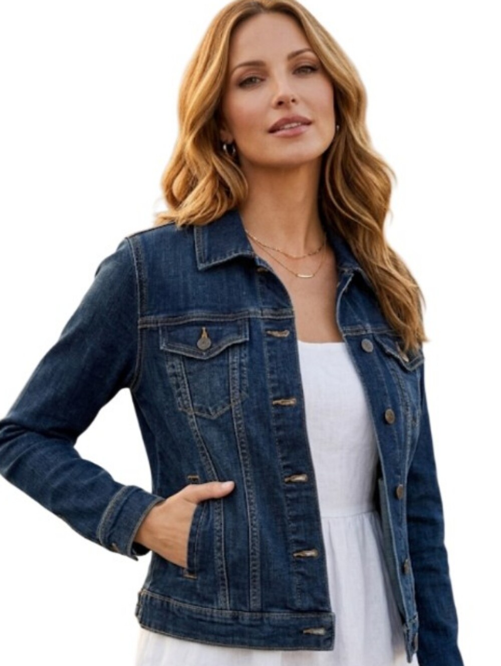 Denim Jacket, Gap Misses (S) Vintage Denim Jacket Like New!